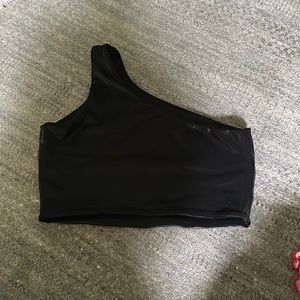 KORAL Attract Energy one shoulder bandeau/crop top